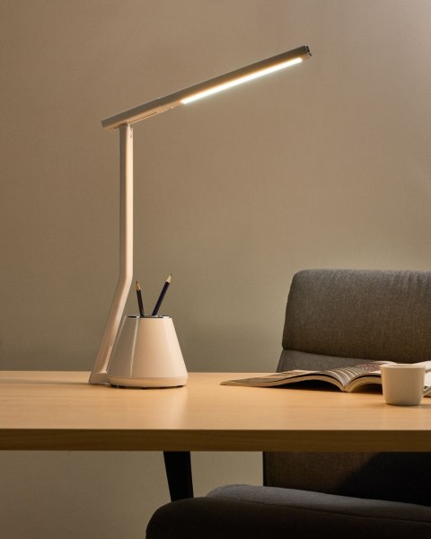 Lampa biurkowa LED DENEB Ze ściemniaczem Biały