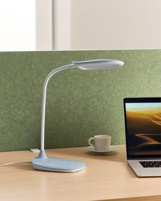 Lampa biurkowa LED HYDRA Ze ściemniaczem Błękitny