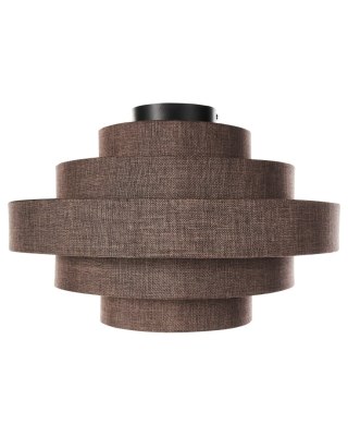 Lampa sufitowa EREBATO Len Brązowy