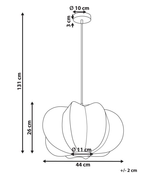 Lampa wisząca KIBI Rattan Naturalny