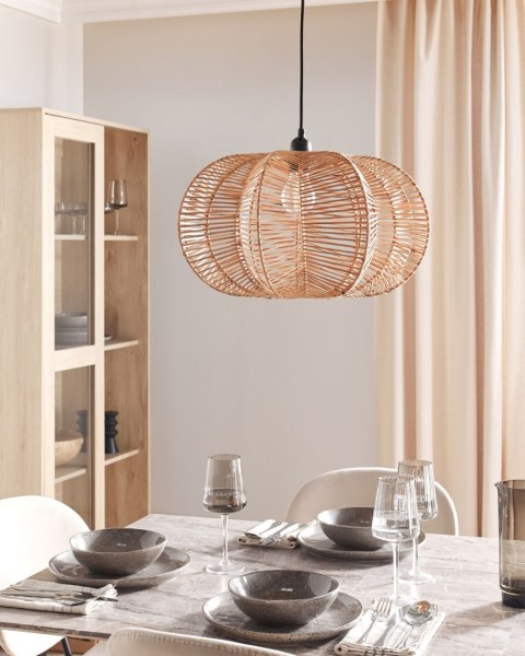 Lampa wisząca KIBI Rattan Naturalny