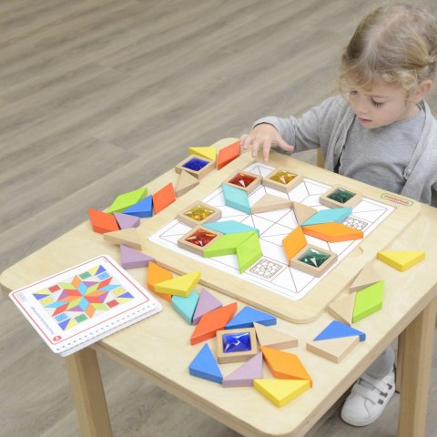  Układanka Mozaika Nauka Kolorów I Kształtów Tangram Lumarko!