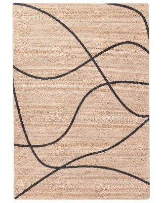 Dywan GHOTA Beżowy 160 x 230 cm Juta