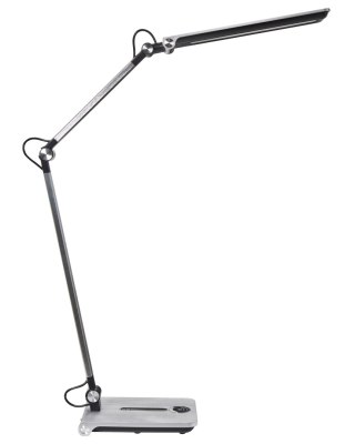 Lampa biurkowa LED AQUILA Ze ściemniaczem Srebrny