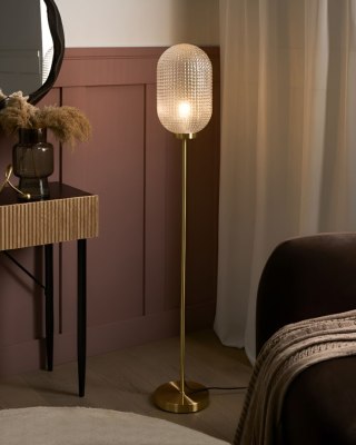 Lampa podłogowa PORTERO Metal Złoty