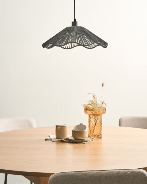 Lampa wisząca MIGORI Papier Czarny