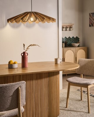 Lampa wisząca SABOGAL Plecionka Naturalny