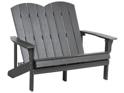 Ławka ogrodowa ADIRONDACK 125 cm Ciemnoszary