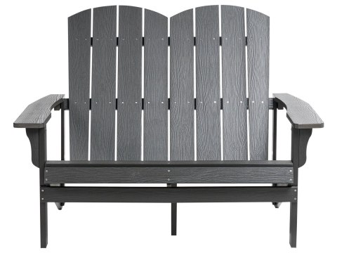 Ławka ogrodowa ADIRONDACK 125 cm Ciemnoszary