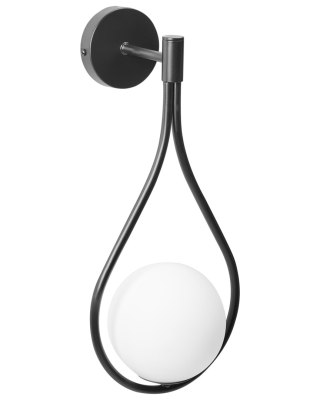 Lampa ścienna AUROUE Metal Czarny