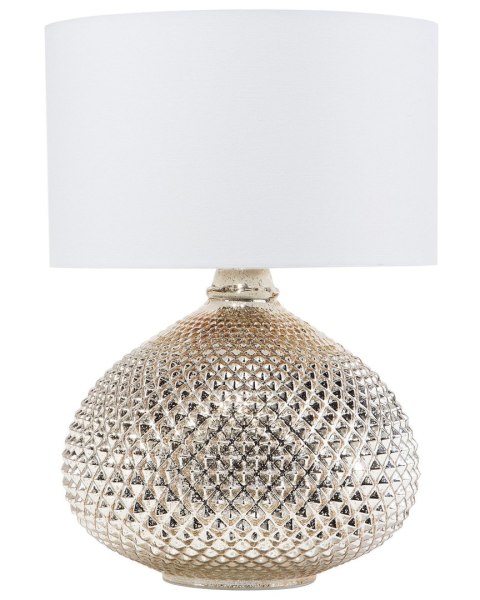 Lampa stołowa MADON Szkło Złoty