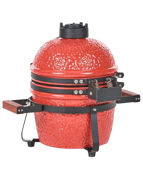 Mini grill węglowy KAMADO Ceramika Czerwony