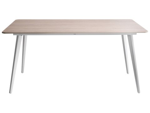Stół ogrodowy RODALLO 160 cm 90 cm Kamień Efekt trawertynu