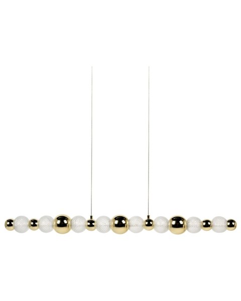 Lampa wisząca LED SORA Szkło Złoty