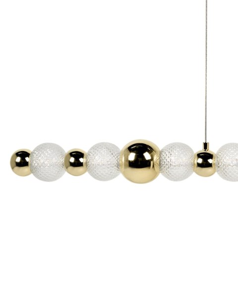 Lampa wisząca LED SORA Szkło Złoty