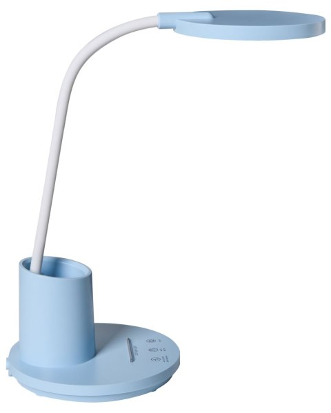 Lampa biurkowa LED VELA Ze ściemniaczem Niebieski