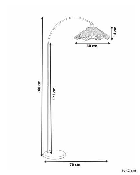 Lampa podłogowa MIGORI Papier Naturalny
