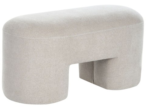 Ławka DECORAH Boucle Jasnobeżowy