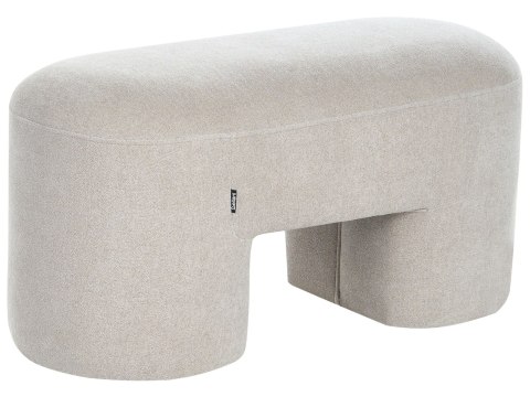Ławka DECORAH Boucle Jasnobeżowy