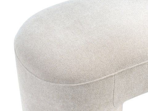Ławka DECORAH Boucle Jasnobeżowy