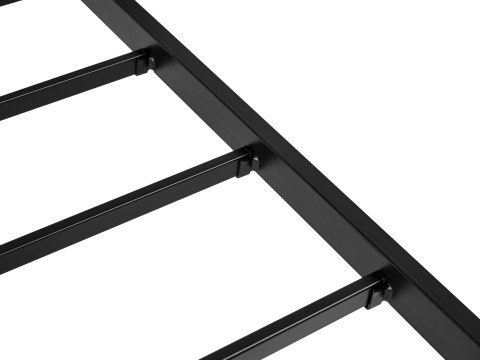 Łóżko Metal BREUILLET 160 x 200 cm Czarny