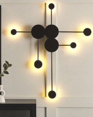 Lampa ścienna LED MARIATO Metal Czarny