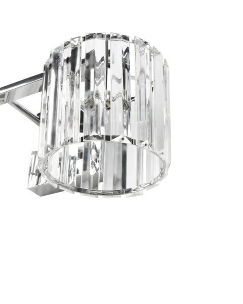 Lampa ścienna LOURIDO Metal Srebrny