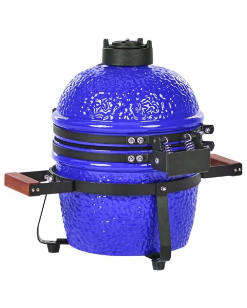 Mini grill węglowy KAMADO Ceramika Niebieski