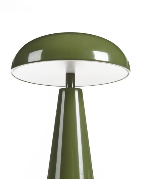 Bezprzewodowa lampa stołowa LED BOCONO Ze ściemniaczem Metal Zielony