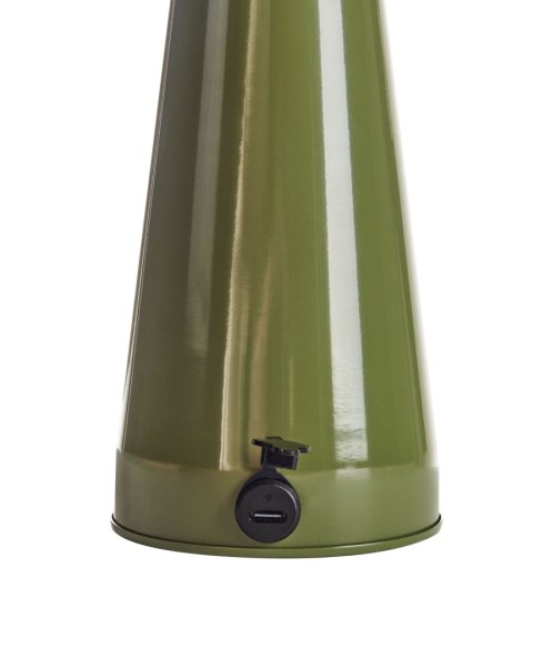 Bezprzewodowa lampa stołowa LED BOCONO Ze ściemniaczem Metal Zielony