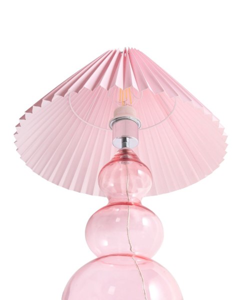 Lampa stołowa SENGWA Szkło Różowy