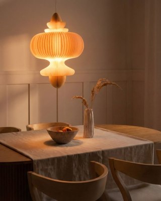 Lampa wisząca AMALSAN Papier Beżowy