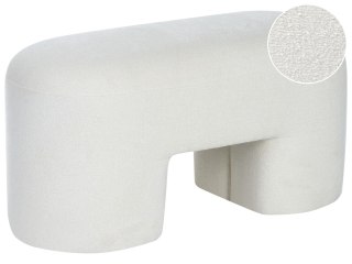 Ławka DECORAH Boucle Biały