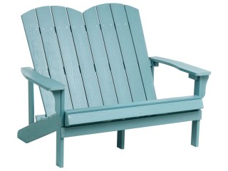 Ławka ogrodowa ADIRONDACK 125 cm Błękitny