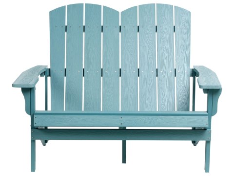 Ławka ogrodowa ADIRONDACK 125 cm Błękitny