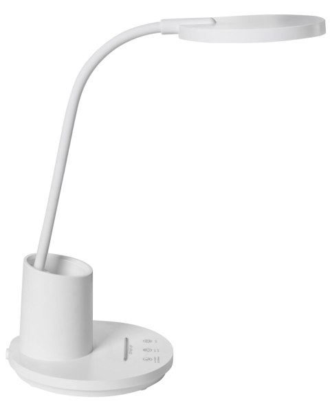 Lampa biurkowa LED VELA Ze ściemniaczem Biały