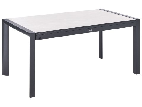 Stół ogrodowy rozkładany BINASCO 160/220 cm 90 cm Beżowy