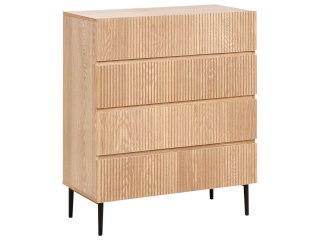 Komoda 4 szuflady BLYTHE Jesion naturalny