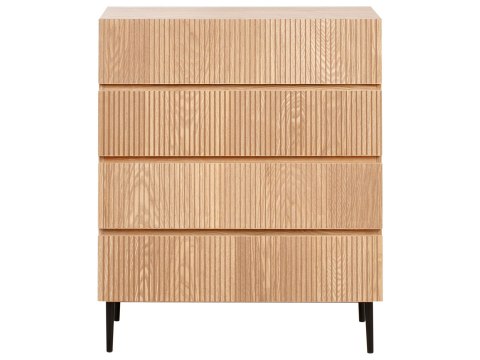 Komoda 4 szuflady BLYTHE Jesion naturalny