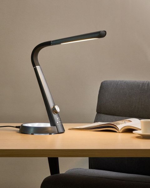 Lampa biurkowa LED CANOPUS Z portem USB Czarny