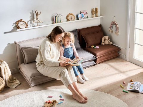 Sofa rozkładana jednoosobowa DELLEN Ciemnoszary