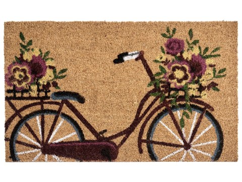 Wycieraczka AVAK Naturalny 40 x 60 cm Rower Włókno kokosowe