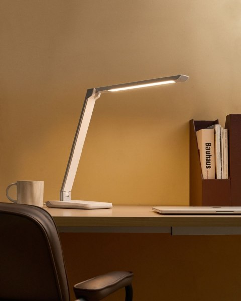 Lampa biurkowa LED PICTOR Ze ściemniaczem Biały