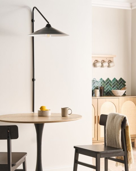 Lampa ścienna NENTON Metal Czarny