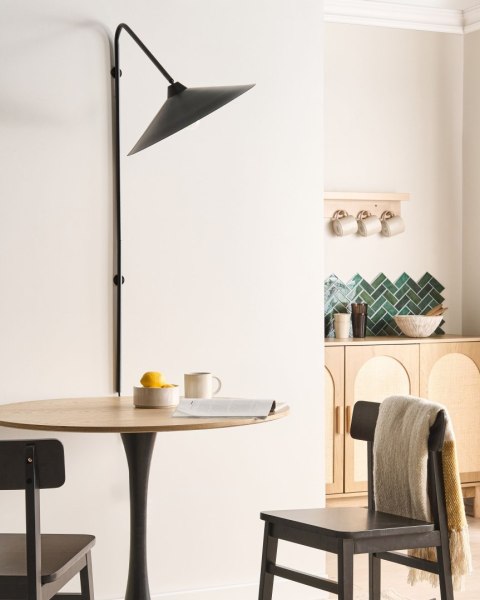 Lampa ścienna NENTON Metal Czarny