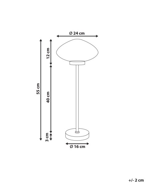 Lampa stołowa SIBUN Metal Srebrny