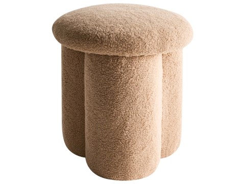 Puf CARRINGTON Boucle Beżowy