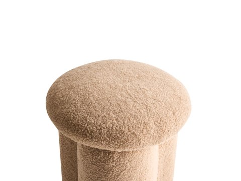 Puf CARRINGTON Boucle Beżowy