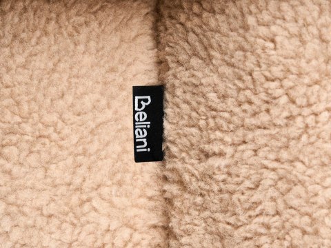 Puf CARRINGTON Boucle Beżowy