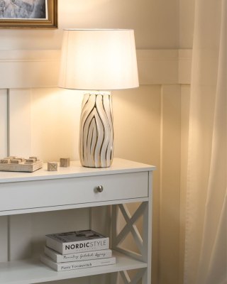 Lampa stołowa PATUCA Ceramika Biały